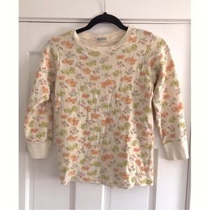 Duofold Vintage 70s Hi Rise Multicolor Floral Underwear 2 Piece Set Size 12?